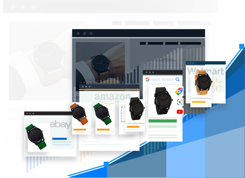 Selling products multichannel on Amazon, eBay, Walmart and Google