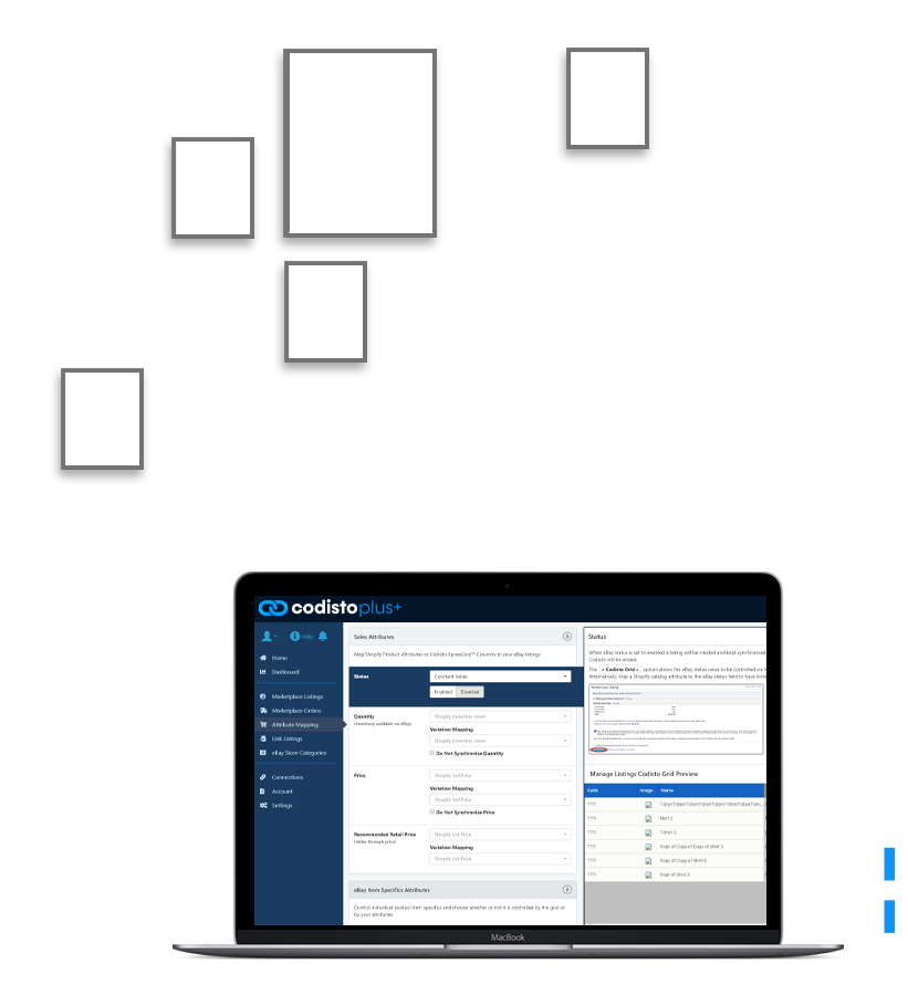 Codisto Plus Enterprise user interface