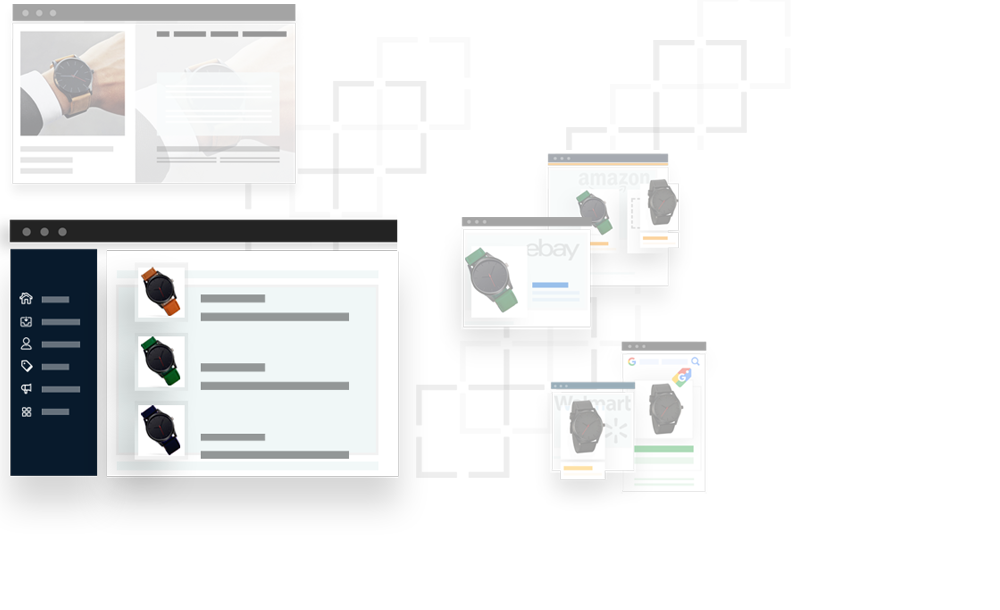 Sync online store with marketplaces